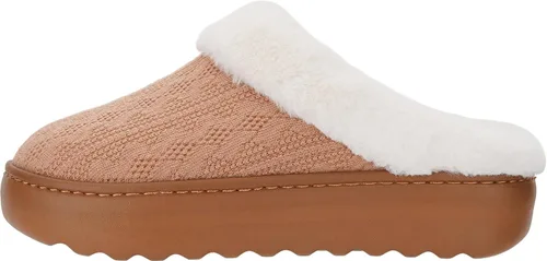 Vista 2 de BRONAX Pantuflas de casa mullidas para mujer con suela gruesa acolchada