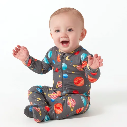 Vista 2 de Gerber Unisex Baby Toddler Buttery-Soft Snug Fit Footed Pajamas with Viscose Made with Eucalyptus