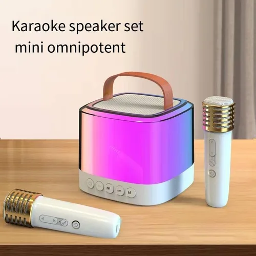 Vista 6 de Altavoz Bluetooth Home Audio inalámbrico para exteriores (interior) K Song Treasure Mini micrófono portátil Micrófono inteligente (micrófono único)
