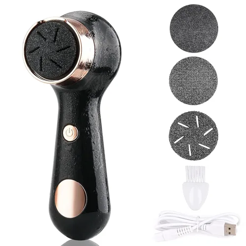 Vista 6 de Nicebirdie Removedor de callos eléctrico para pies con vacío, herramientas de pedicura portátiles premium recargables impermeables de 2 velocidades