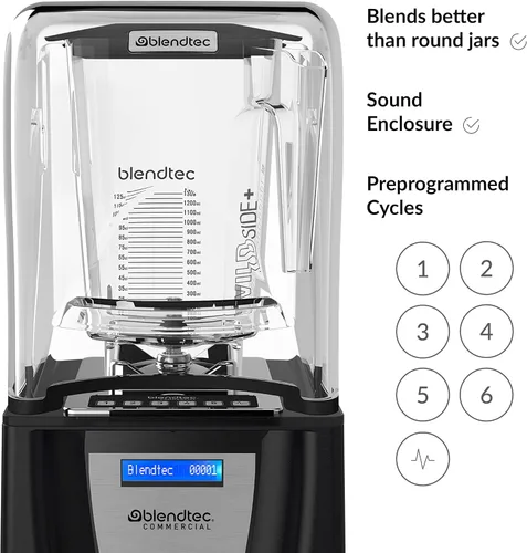 Vista 5 de Blendtec - Licuadora comercial Connoisseur 825