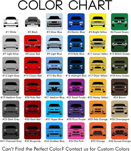 Vista 3 de Custom Car Posters CUSTOMIZABLE COLOR Handmade Poster compatible with Honda S2000 AP1 (S2K) (1999-2003) Print Wall Art Décor - 16x20 Metallic Print