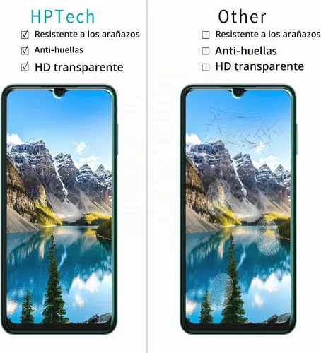 Vista 2 de Paquete de 2 protectores de pantalla para Samsung Galaxy A13 5G vidrio templado