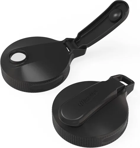 Vista 7 de Masontops Tapas Multi Top con Tapa Abatible para Frascos Mason - Boca Regular y Pequeña - Beber, Verter, Almacenar y Más - A Prueba de Fugas Paquete