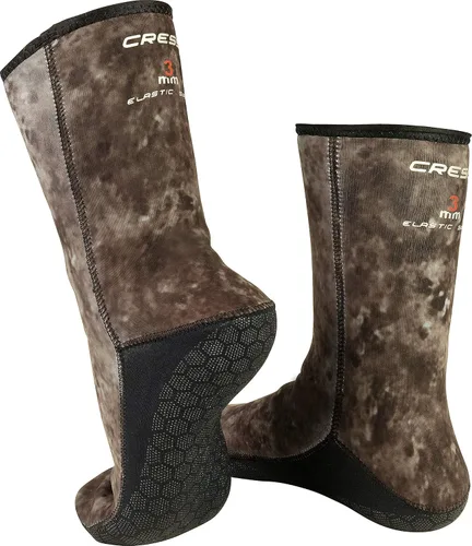 Vista 6 de CRESSI Calcetines de camuflaje de neopreno para adultos de 0.118 in para apnea, esnórquel, buceo - Calcetines Hunter: diseñados en Italia