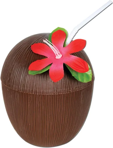 Vista 4 de Beistle Taza de coco de plástico