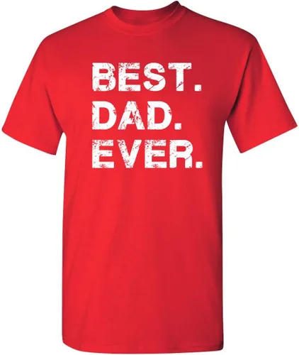 Vista 19 de Feelin Good Tees El mejor regalo de papá para papá, camiseta gráfica divertida del Día del Padre "Best Dad Ever" Camisetas gráficas novedosas