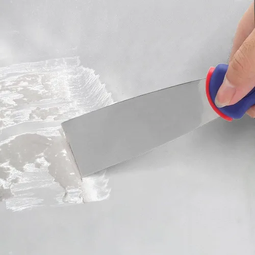 Vista 7 de WORKPRO Juego de cuchillos de masilla de 4 piezas, hecho de acero inoxidable, perfecto para paneles de yeso, cinta, raspado de pintura, 1.5", 3