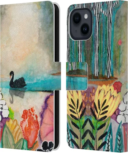 Vista 18 de Head Case Designs Officially Licensed Wyanne Half Light Nature 2 Leather Wallet Case Compatible with Apple iPhone 15