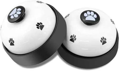 Vista 10 de Comsmart Campana de entrenamiento para perros, juego de 2 campanas de entrenamiento para perros y cachorros, timbre de puerta para perros y gatos