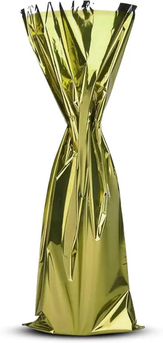 Vista 16 de MT Products Bolsas de regalo de vino Mylar metalizadas azules de 6.5 x 18 pulgadas, ideales para tirar de vino, paquete de 25