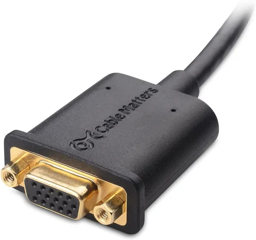 Vista 5 de Cable Matters Adaptador DisplayPort a VGA, adaptador DP a VGA