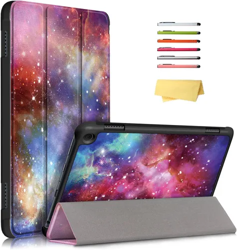 Vista 20 de Funda tipo folio para Amazon Kindle Fire HD 8 y Fire HD 8 Plus (se adapta tanto a 12ª/10ª generación, 2022/2020) con soporte inteligente de piel