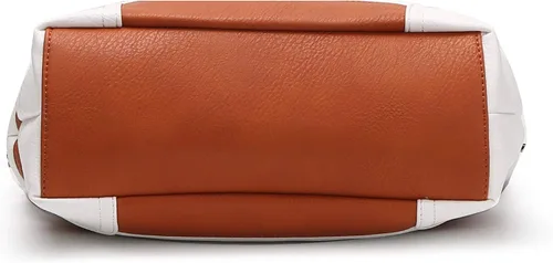 Vista 35 de MKF Collection Mia K - Bolso Hobo para mujer, de piel vegana, bolso de hombro holgado, bolso con asa superior