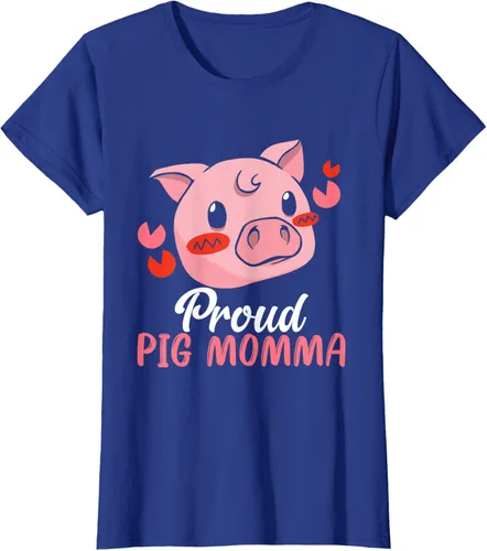 Vista 9 de Mini Pig Momma - Camiseta para mujer con diseño de cerdo en miniatura para mujer, Negro