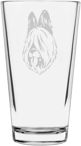 Vista 298 de Podenco Canario - Vaso de pinta de 16 onzas con temática de perro personalizado