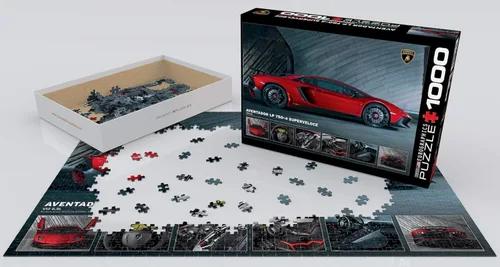 Vista 4 de EuroGraphics Lamborghini Aventador 750 4 SV Puzzle (1000 piezas)