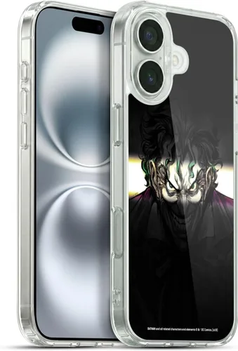 Vista 84 de Head Case Designs Funda de gel suave con licencia oficial de The Joker DC Comics Arkham Asylum Character Art compatible con Apple iPhone 7