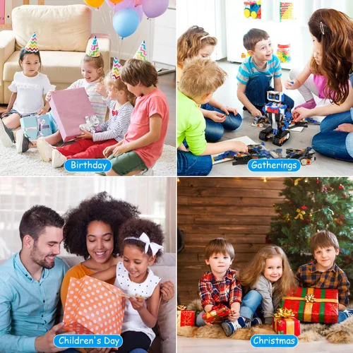 Vista 7 de okk Kit de robots, juego de robótica STEM para edades de 6 a 12 años, control remoto y de aplicaciones, programación y montaje de bricolaje.