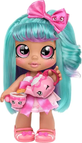 Vista 15 de Kindi Kids Aromática Sisters Pawsome Royal Family - Muñeca de Juego Preescolar de 10": Tiara Sparkles, Baby Kindi de 6.5": Teenie Tiara, y Kindi