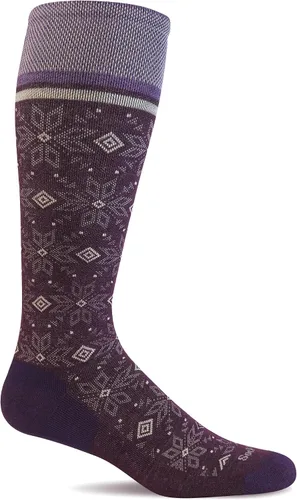 Vista 2 de Sockwell Calcetín de compresión graduada moderada para mujer Winterland Negro