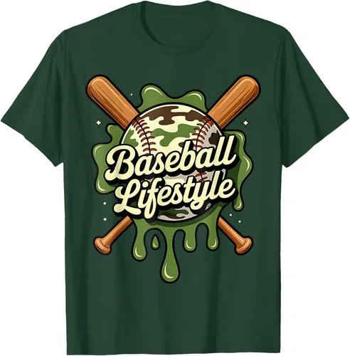 Vista 100 de Baseball Life Style 101 Apparel Youth Drip Baseball Boys Kid Camiseta