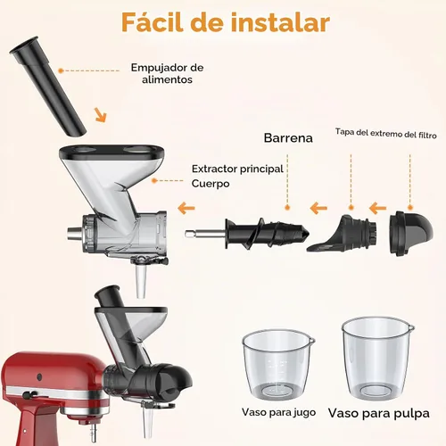 Vista 4 de Accesorio de exprimidor para batidora de pie KitchenAid