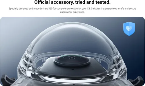 Vista 6 de Insta360 Estuche de buceo invisible X3 (nuevo) - Impermeable hasta 164.0 ft (164 pies)