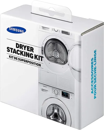 Vista 5 de SAMSUNG SK-DH - Kit de apilamiento para lavadora y secadora de carga frontal de 24 pulgadas de ancho, solución de ahorro de espacio pequeño