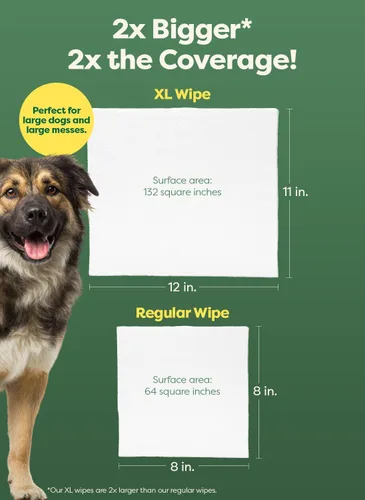 Vista 3 de Earth Rated XL - Toallitas para mascotas para perros y gatos, limpieza hipoalergénica y sin perfume de 3 en 1, desodorizante e hidratante extra