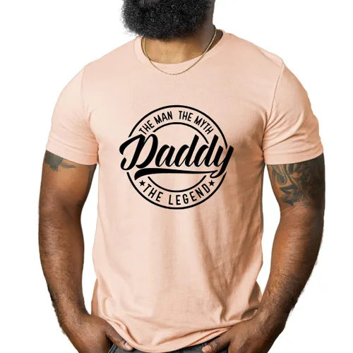 Vista 3 de The Man The Myth The Legend Shirt, Dad Shirts For Men, Daddy T-shirt Plus Size, 1st Fathers Day Gifts From Daughter, Son, Wife, New Dad Gifts