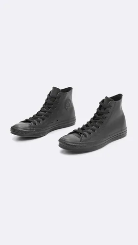 Vista 6 de Converse Chuck Taylor All Star - Tenis de cuero para mujer Niebla índigablancoblanco