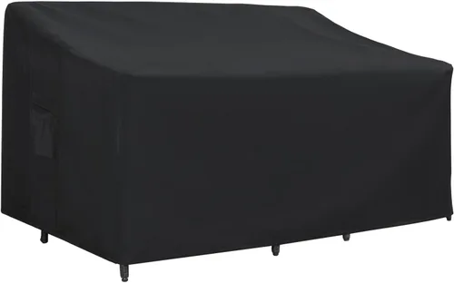 Vista 9 de ABCCANOPY Funda para silla de patio, apilable, impermeable, para exteriores, duradera, resistente a los rayos UV, de poliéster, funda para muebles
