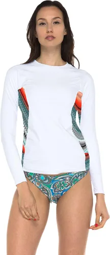 Vista 27 de Private Island Camiseta de entrenamiento de manga larga para mujer con protección UPF 50+ (RGT)