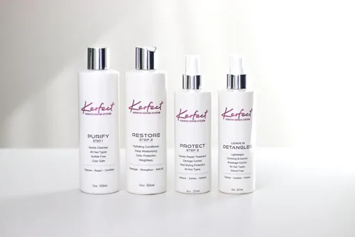 Vista 4 de Sistema de reparación de cabello Kerfect Paso 1, limpiador suave purificador, champú