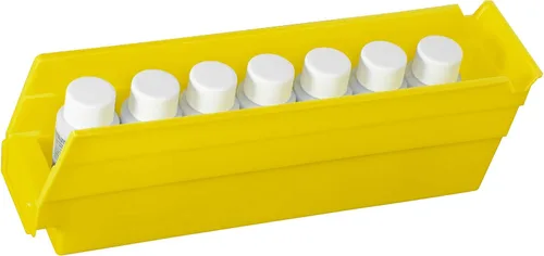 Vista 4 de Akro-Mils 30110 Organizador de plástico y contenedores de almacenamiento para refrigerador, cocina, armario u organización de despensa, 12 x 3 x 4