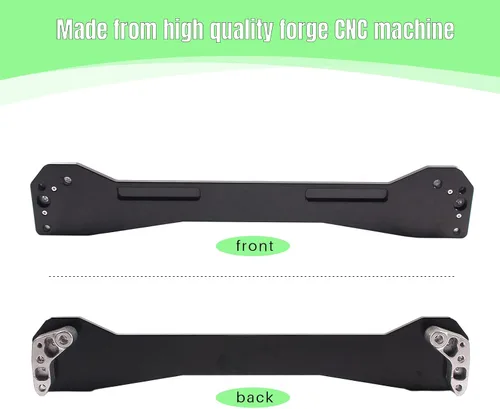Vista 5 de Kit de brazo controlador inferior trasero con soporte de subchasis y barra de unión Compatible con Honda Civic EK 1996 1997 1998 1999 2000