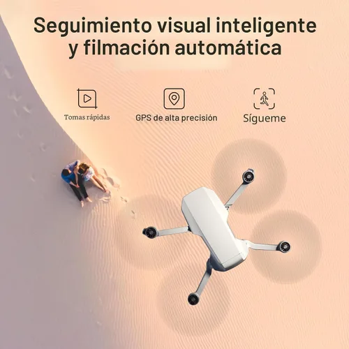 Vista 3 de Specta Mini Drone Combo con 2 Baterías, Video 4K/30fps, Transmisión FPV de 32800 pies, Fácil de Volar, Gimbal de 3 Ejes, Vuelo de 62 Minutos, Drone