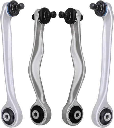 Vista 121 de Detroit Axle - 4 piezas de brazos de control traseros para Ford C-Max, Focus, Mazda 3 5, Volvo C30, C70, S40, V50, 4 brazos de control superiores e