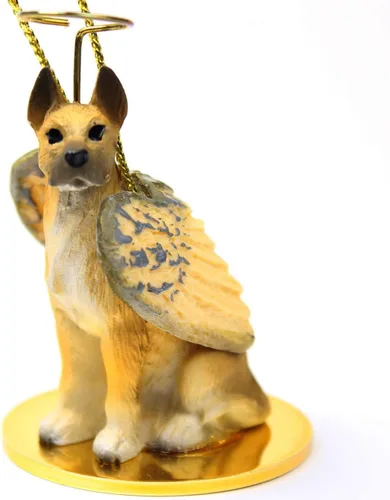 Vista 147 de Conversation Concepts Adorno navideño: Chihuahua, pelo largo 19-Dorado