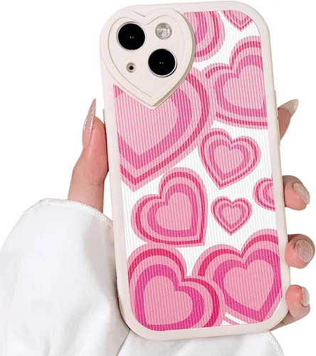 Vista 36 de Lovmooful Funda para iPhone 13 con diseño de oso lindo floral con lente de flor (Bear Flower)