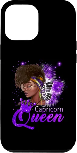 Vista 10 de iPhone 11 Purple Capricornio Queen African American Woman Dec Jan Case