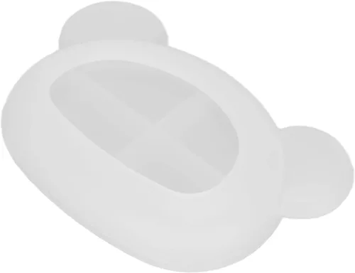 Vista 9 de Molde de resina de oso 3D de silicona para manualidades, caja de joyería de forma irregular para aretes, clips, contenedor de almacenamiento