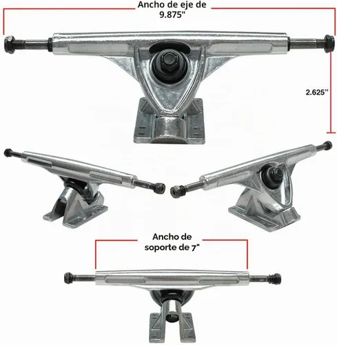 Vista 4 de Yocaher Patineta Longboard completa desplegable de velocidad profesional Playa