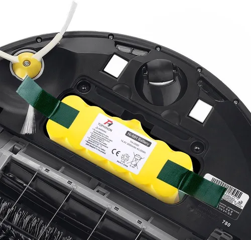 Vista 2 de HT TopHinon Batería de aspiradora Ni-MH de 3000mAh 14.4V para iRobot Roomba 500 510 520 530 532 535 540 545 550 552 555 560 562 570 580 581 585 595