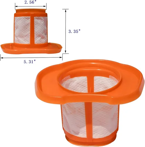 Vista 2 de Filtro de repuesto para los modelos Black and Decker HHVKF10 HHVK515BPF07, HHVK320J10, HHVK320J61, HHVK320JZ01, HHVK415B01, HHVK515J00
