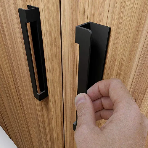 Vista 8 de HRX - Manija de puerta autoadhesiva para puerta, fácil de instalar, sin tornillos, despegar y pegar en vidrio, madera, metal, plástico, perilla
