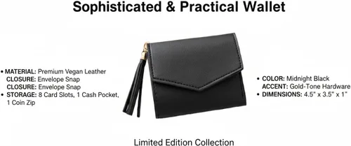 Vista 18 de Cartera con tarjetero RFID para mujer, billetera delgada, plegable, multitarjeta, con cremallera, monedero