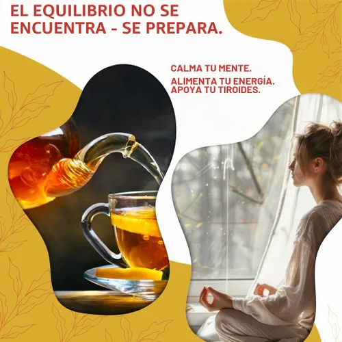 Vista 7 de Thyroid Hero - Té de hierbas - Función tiroidea y apoyo para el equilibrio 8 hierbas funcionales Disfruta caliente o helado Mezcla botánica