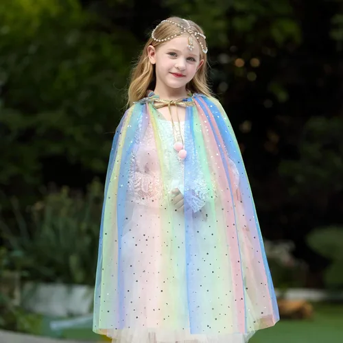 Vista 3 de Capa de princesa para niñas pequeñas